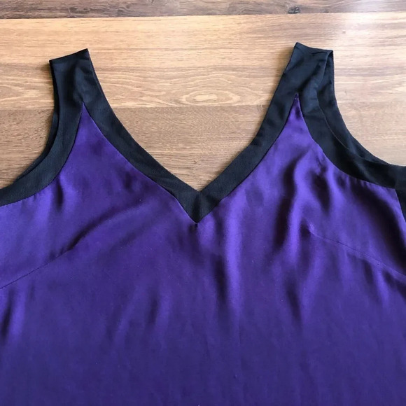 Anne Klein Tank Top w/mesh panel - Picture 4 of 7